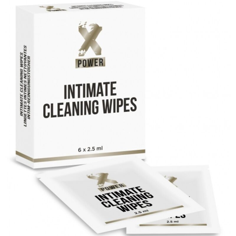 XPOWER – Intimreinigungstücher, 6 Stück