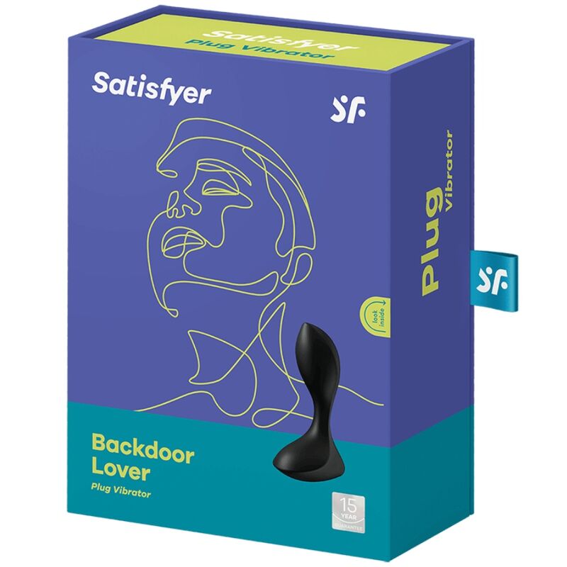 SATISFYER - BACKDOOR LOVER VIBRATIONSPLATTE SCHWARZ