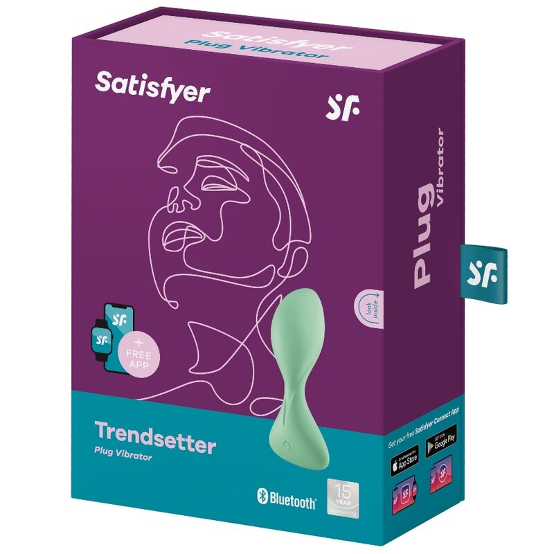 SATISFYER - TRENDSETTER VIBRATIONSSTECKDOSE APP GRÜN