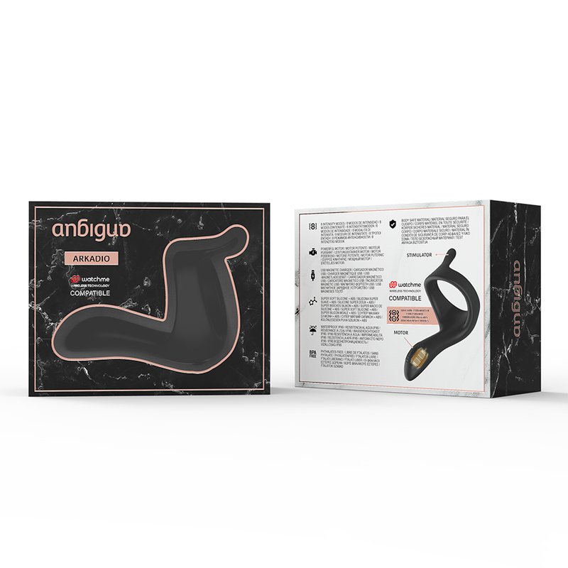 ANBIGUO - ARKADIO DRÜSEN- & PERINEUMSTIMULATOR, KOMPATIBEL MIT WATCHME WIRELESS-TECHNOLOGIE