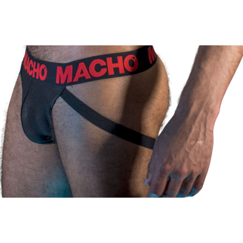 MACHO - MX26X2 JOCK CZARNO/CZERWONY L