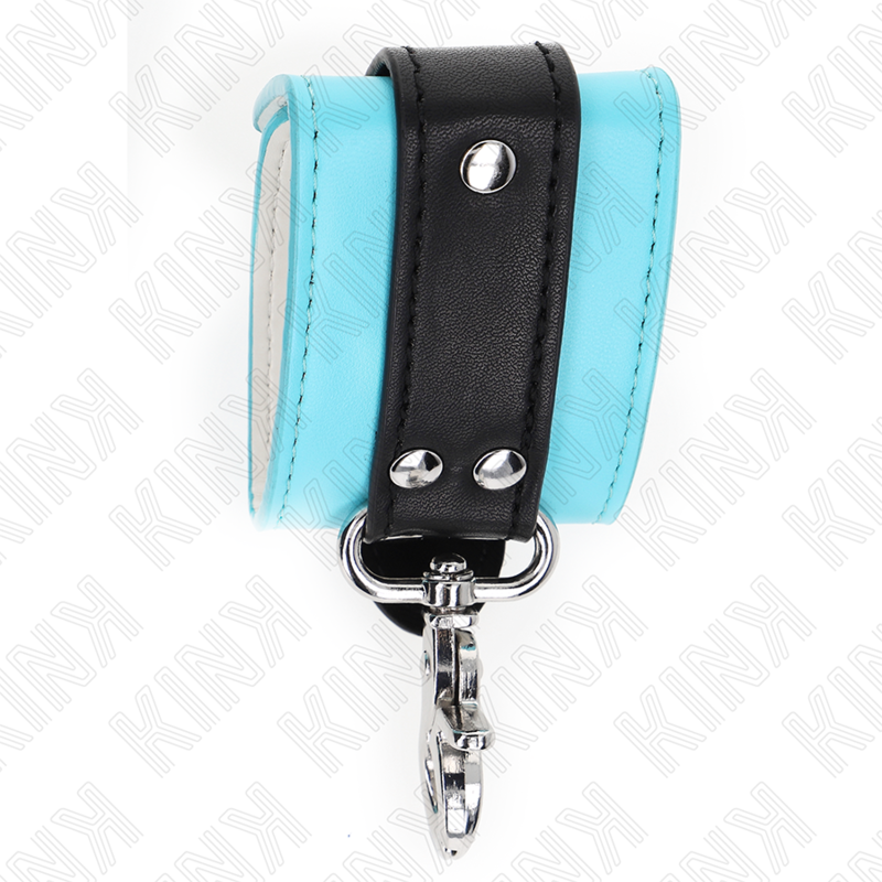 KINK – PREMIUM-HANDSCHRAUBEN MIT ABSCHLIESSBARER VERSCHLIESSBARHEIT, SCHWARZ/BLAU, VERSTELLBAR, 21–28 CM X 5,5 CM