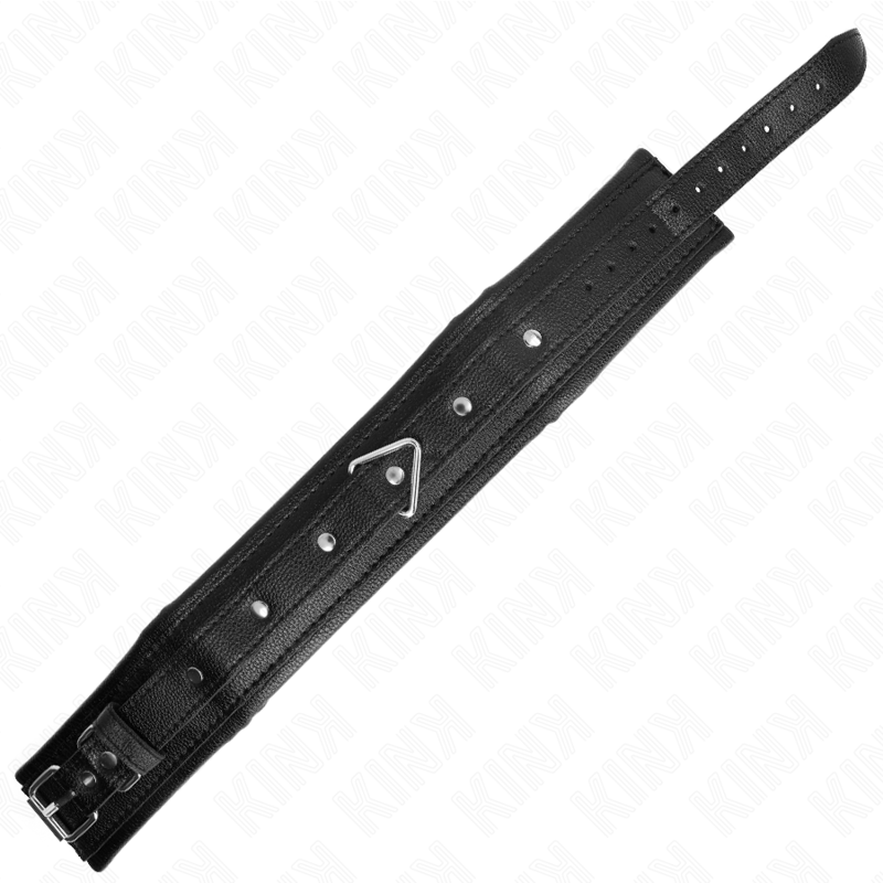 KINK - Halskette mit Schwamm-Imitationslederarmband, Modell 1, verstellbar 37-54 cm x 3 cm