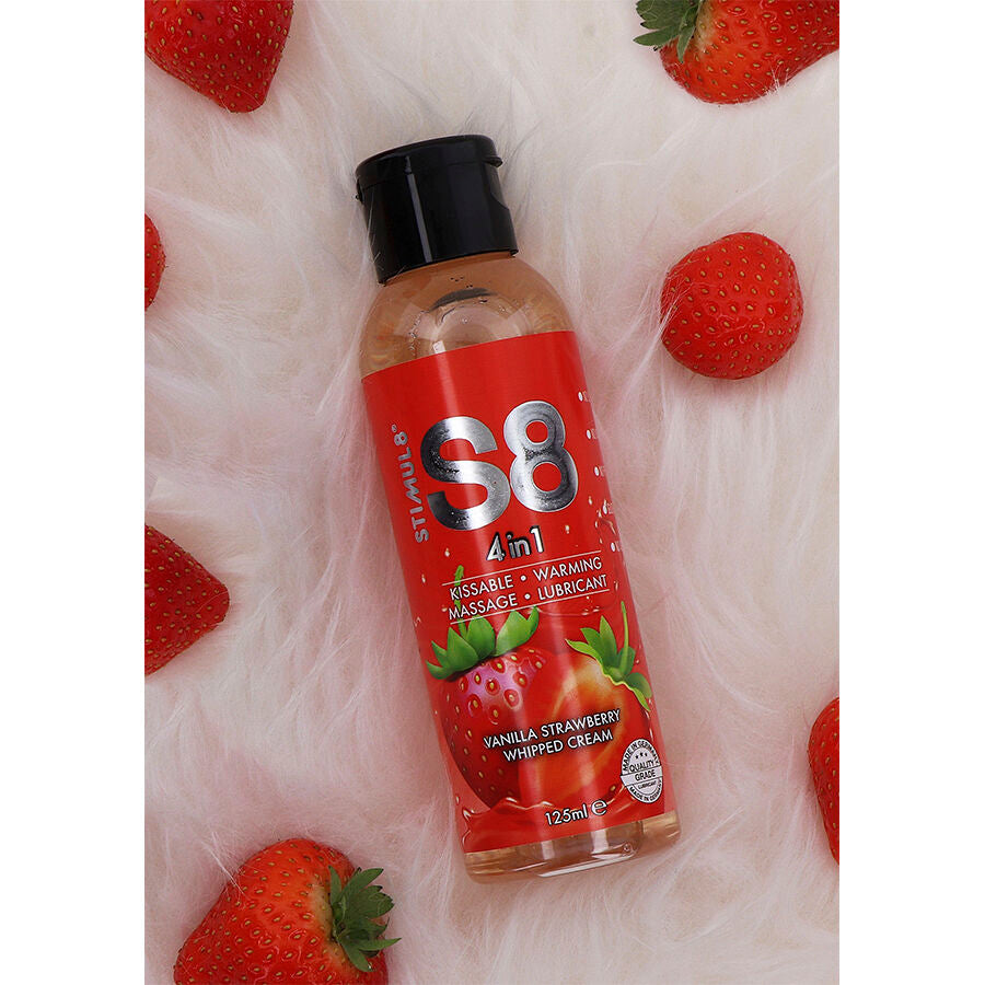 STIMUL8 - S8 4-in-1 Erdbeer-Dessert-Gleitmittel 125 ml