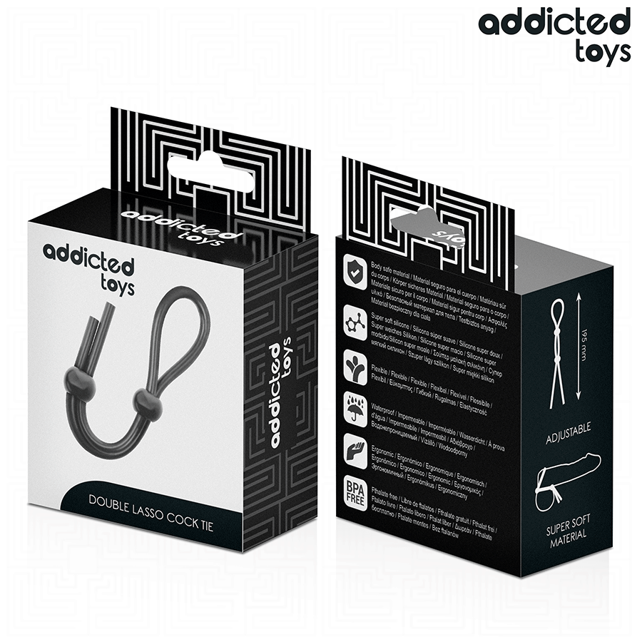 ADDICTED TOYS - SILIKONSEIL FÜR DEN DOPPELSCHLAUFEN-PENIS