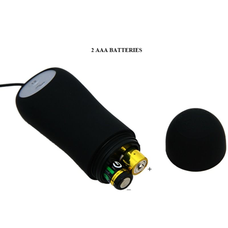 PRETTY LOVE – Analplug aus Silikon, 12 Vibrationsmodi, Schwarz