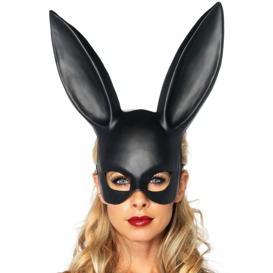LEG AVENUE - MASQUERADE HASE MASKE SCHWARZ