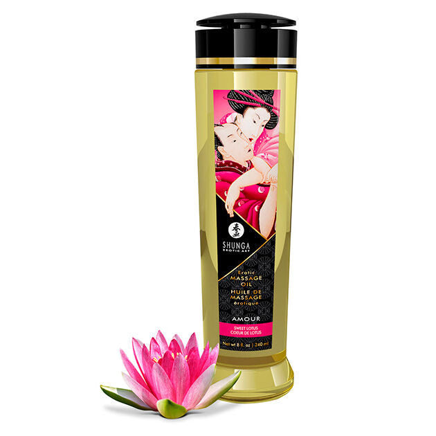 SHUNGA - EROTYCZNY OLEJEK DO MASAŻU MIŁOŚCI 240 ML