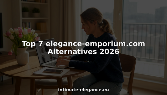 Woman browsing luxury boutique sites at home
