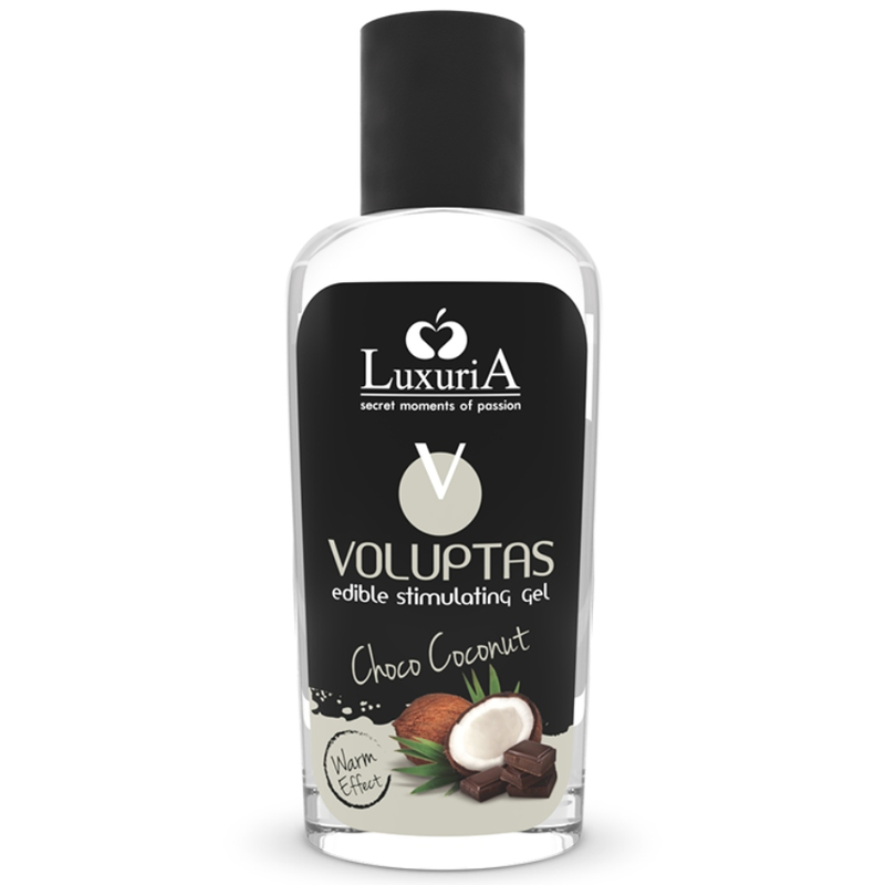 INTIMATELINE LUXURIA - VOLUPTAS ŻEL DO MASAŻU JADALNEGO O EFEKT ROZGRZEWAJĄCY - KOKOS I ŚMIETANA 100 ML