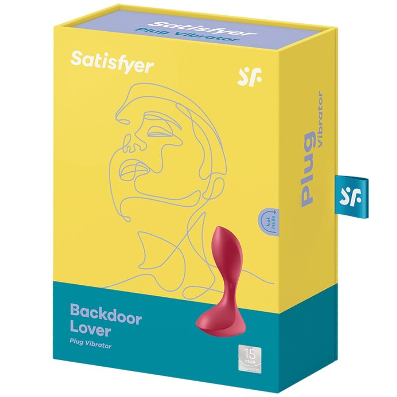 SATISFYER - BACKDOOR LOVER VIBRATIONSPLATTE ROT