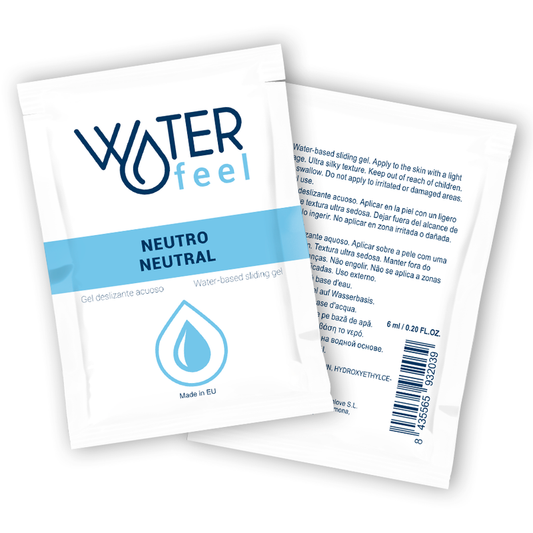 WATERFEEL – NEUTRALES, WASSERBASIERTES, GLEITGELENKENDES GEL 6 ML