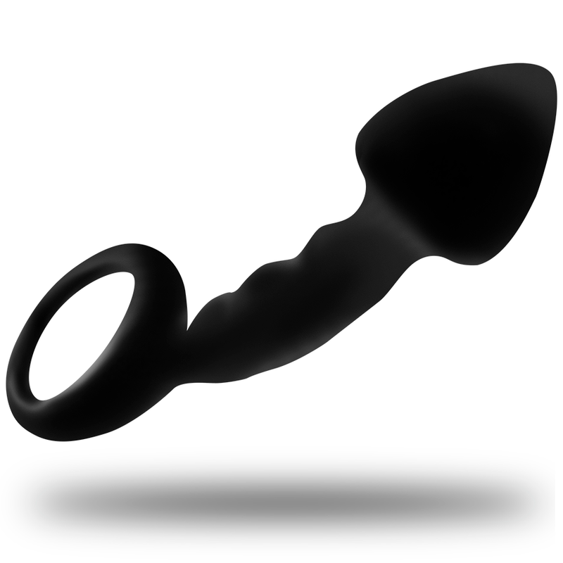 OHMAMA - GERIPPERTER ANALPLUG MIT RING