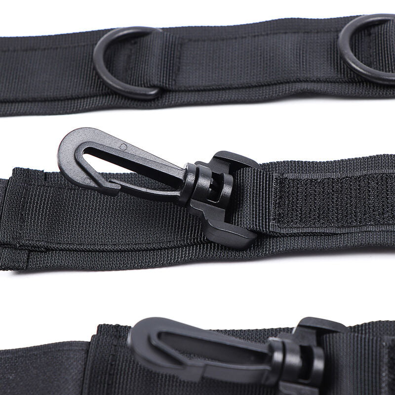 OHMAMA FETISCH - NYLON-HANDSCHELLEN UND -HALSBAND