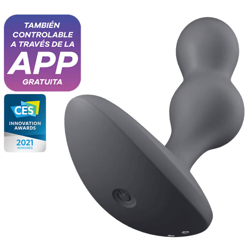 SATISFYER - DEEP DIVER VIBRATIONSSTÖPSEL APP GRAU