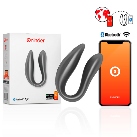 ONINDER – LISBOA BLACK G-Punkt- und Klitorisstimulator – Kostenlose App