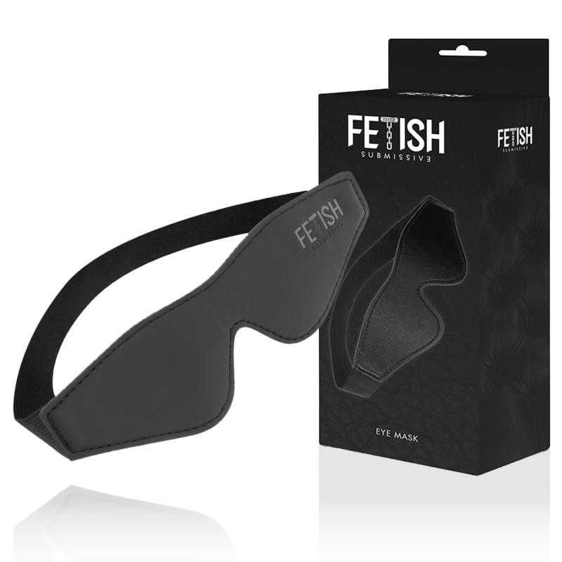 Fetisch-Submissive - Vegane Ledermaske mit Noprenfutter