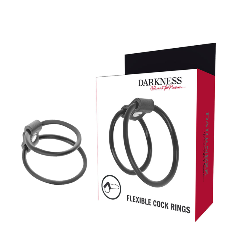 DARKNESS - VERBESSERNDE DUO-PENISRINGE.
