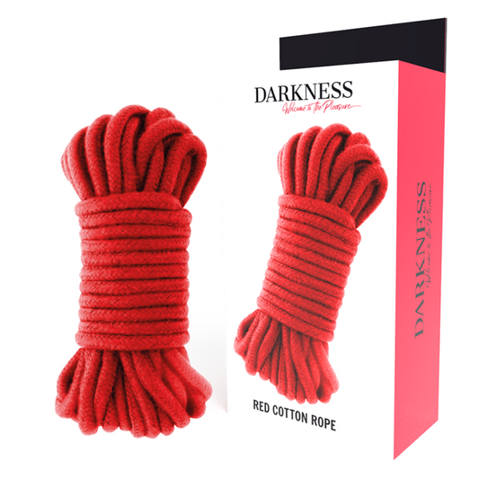 DUNKELHEIT - JAPANISCHES SEIL 20 M ROT