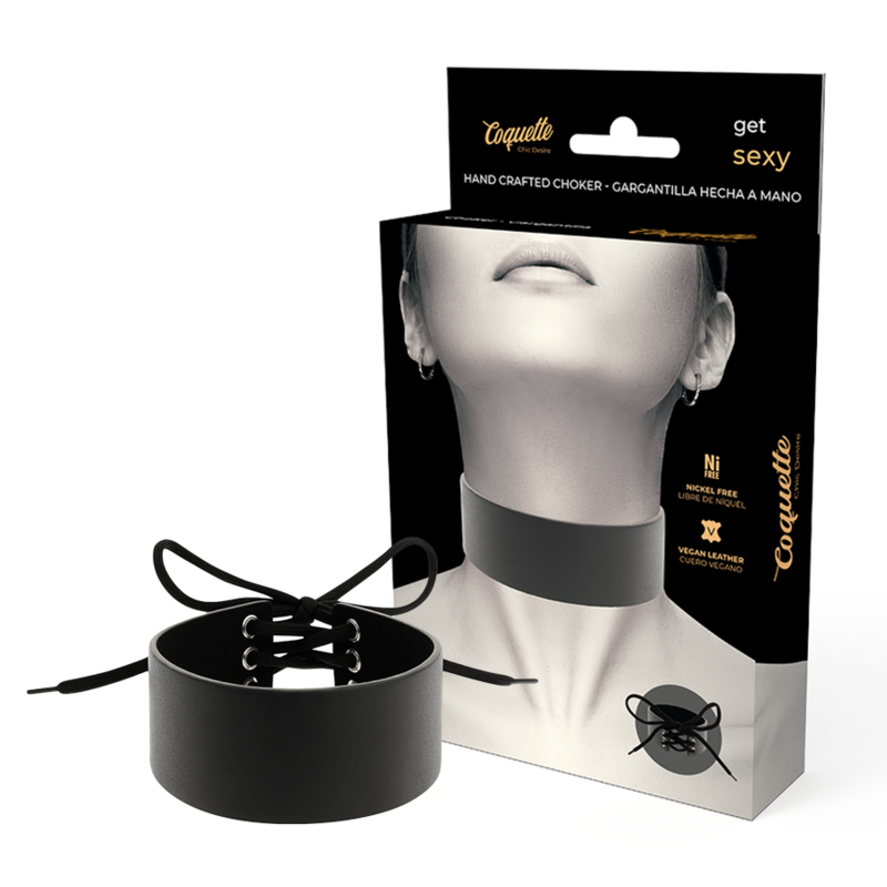COQUETTE CHIC DESIRE - VEGANES LEDER-CHOKER