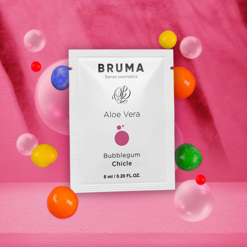 BRUMA – Aloe Vera Gleitgel mit Kaugummigeschmack, 6 ml