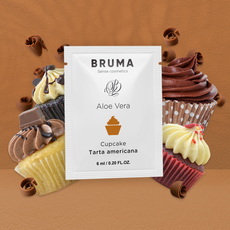 BRUMA – Aloe Vera Gleitgel mit Cupcake-Geschmack, 6 ml