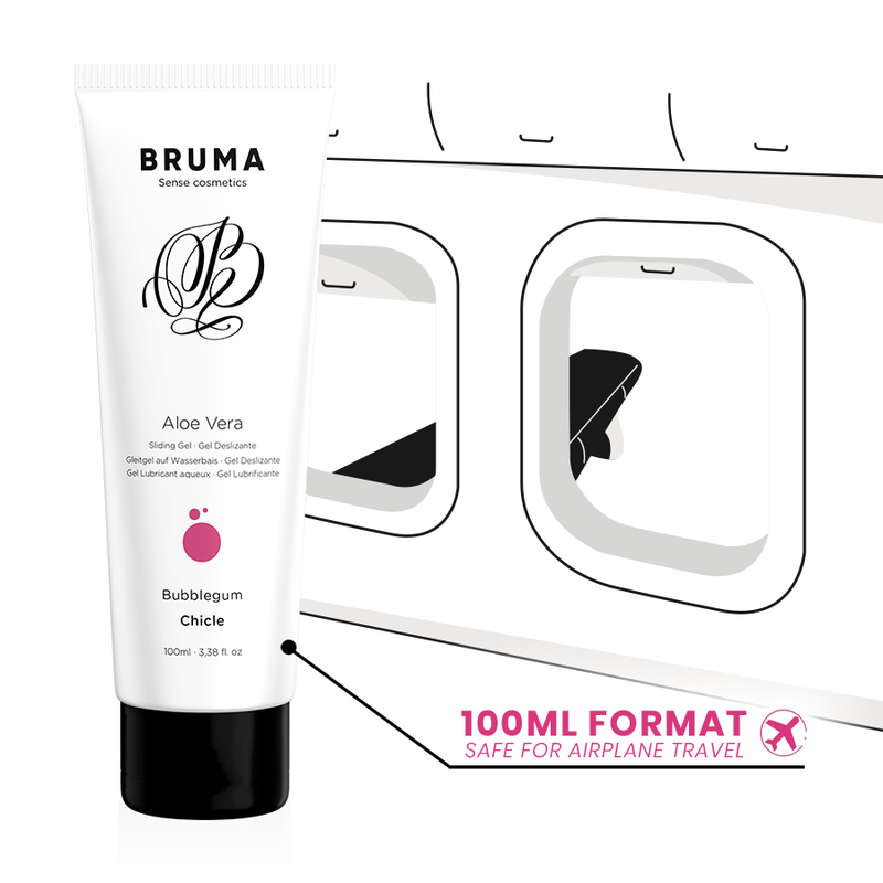 BRUMA – Aloe Vera Gleitgel mit Kaugummi-Geschmack, 100 ml
