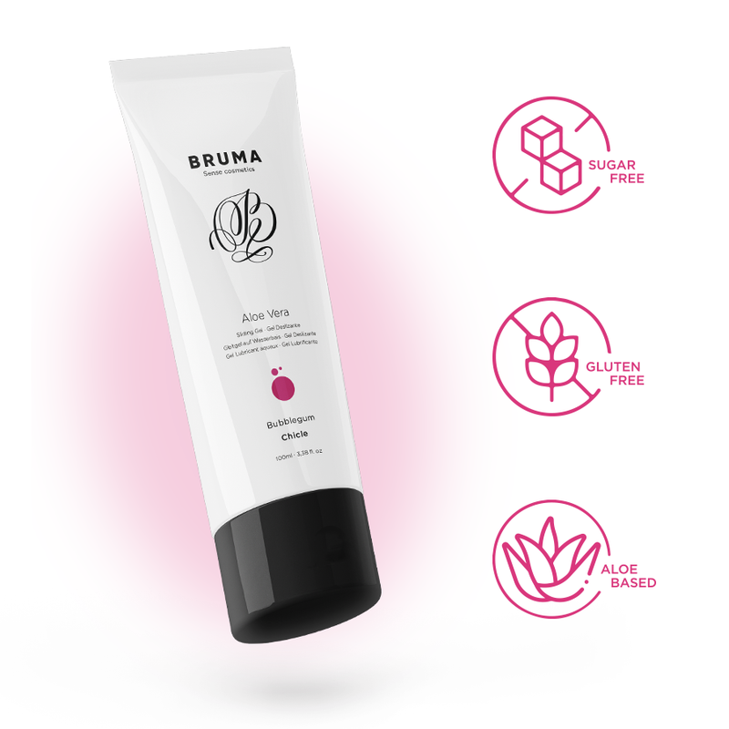 BRUMA – Aloe Vera Gleitgel mit Kaugummi-Geschmack, 100 ml