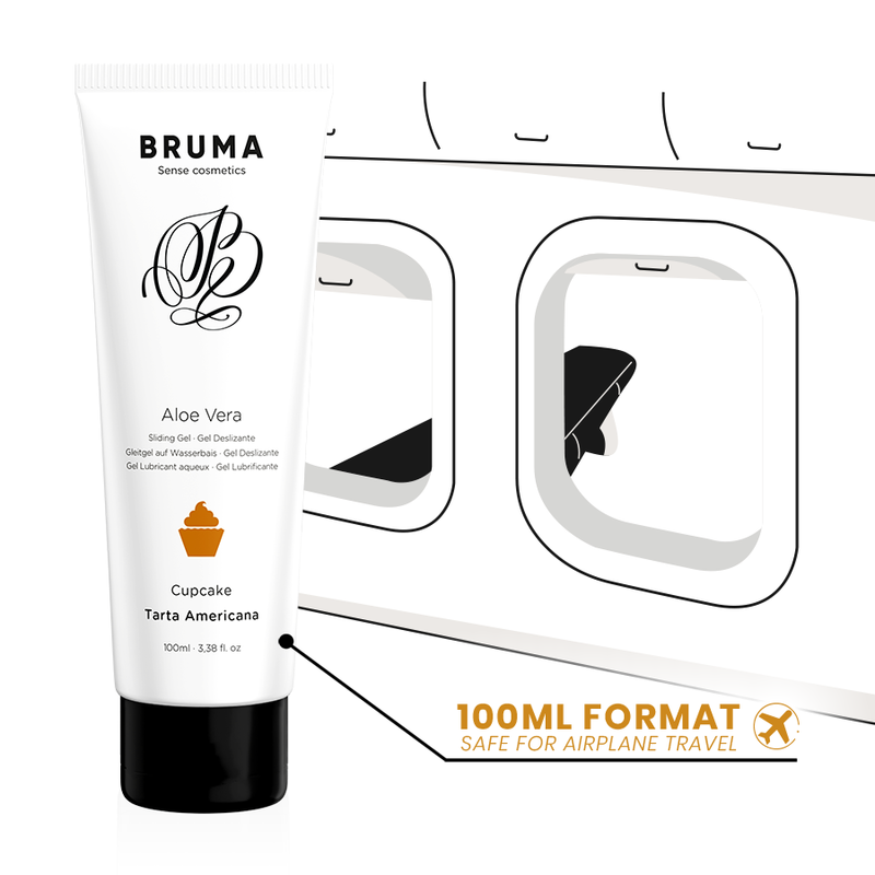 BRUMA – Aloe Vera Gleitgel mit Cupcake-Geschmack, 100 ml