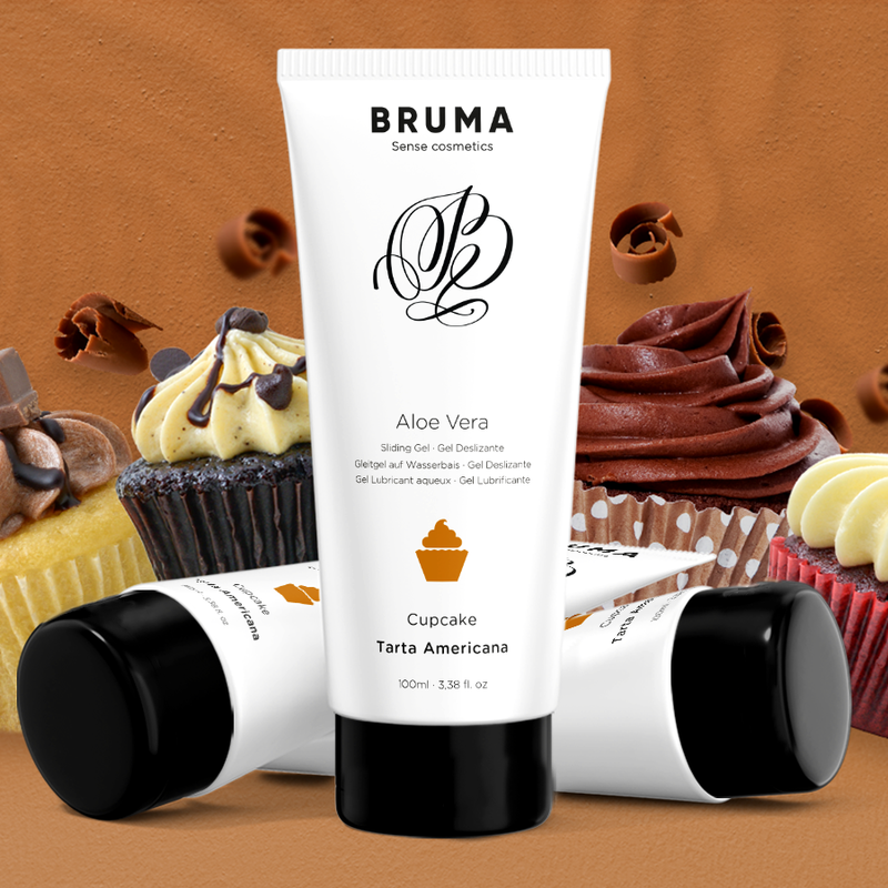 BRUMA – Aloe Vera Gleitgel mit Cupcake-Geschmack, 100 ml
