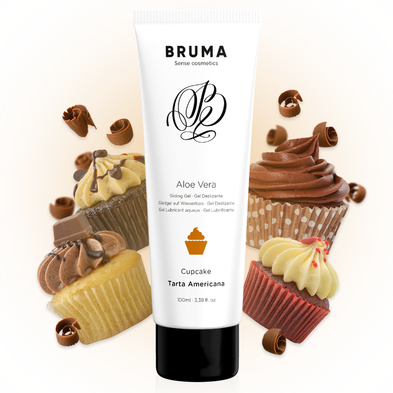 BRUMA – Aloe Vera Gleitgel mit Cupcake-Geschmack, 100 ml