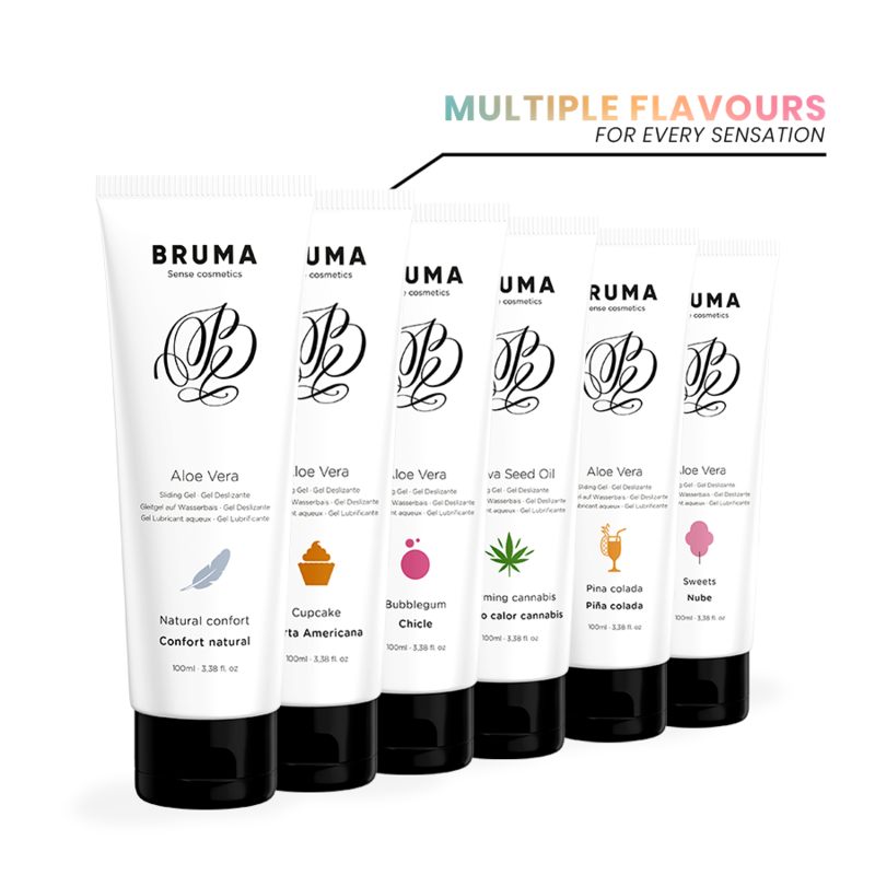 BRUMA – Aloe Vera Gleitgel mit Cupcake-Geschmack, 100 ml