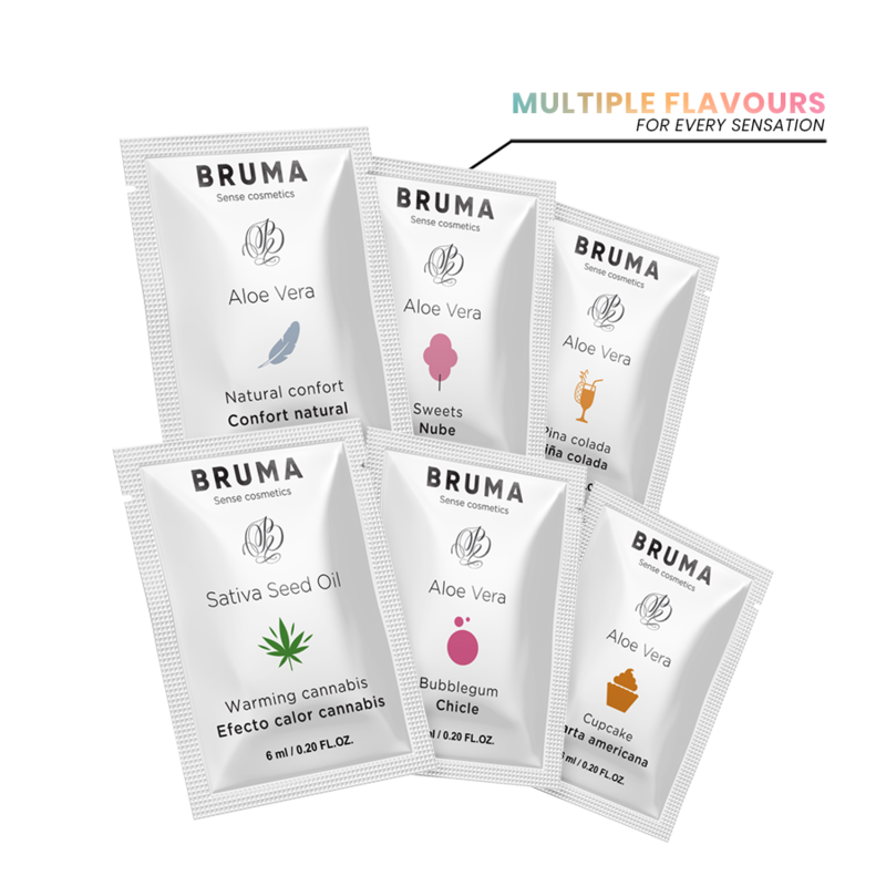 BRUMA – Aloe Vera Gleitgel mit Cupcake-Geschmack, 6 ml