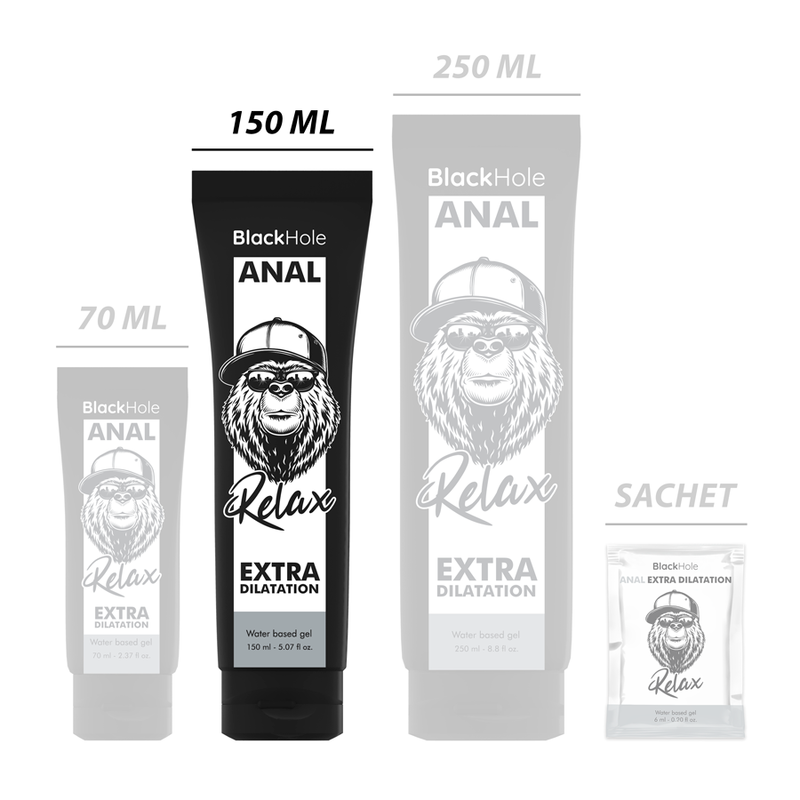 BLACK HOLE - ŻEL NA BAZIE WODY DO ROZSZERZANIA ODBYTU 150 ML