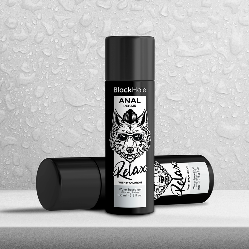 BLACK HOLE – Analreparatur, Entspannungsseife auf Wasserbasis mit Hyaluron, 100 ml