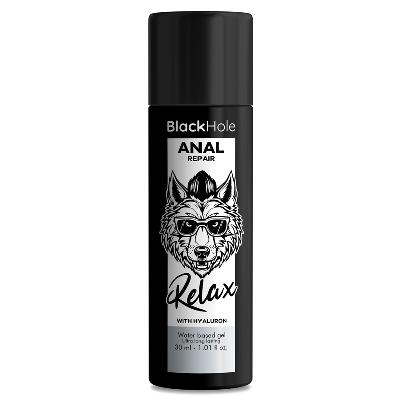 BLACK HOLE – Analreparatur, wasserbasierte Entspannungsseife mit Hyaluron, 30 ml