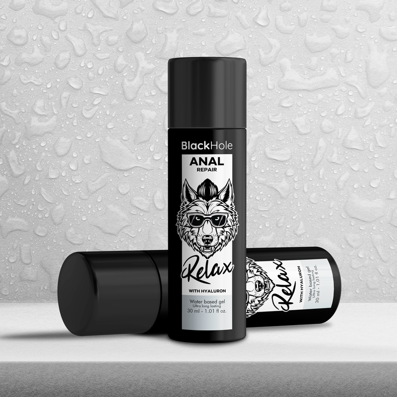 BLACK HOLE – Analreparatur, wasserbasierte Entspannungsseife mit Hyaluron, 30 ml