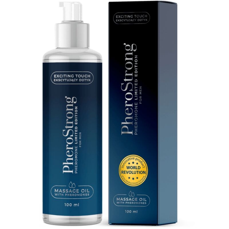 PHEROSTRONG - OLEJEK DO MASAŻU EDYCJA LIMITOWANA DLA MĘŻCZYZN 100 ML