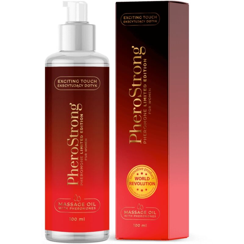 PHEROSTRONG – MASSAGEÖL LIMITIERTE EDITION FÜR FRAUEN 100 ML