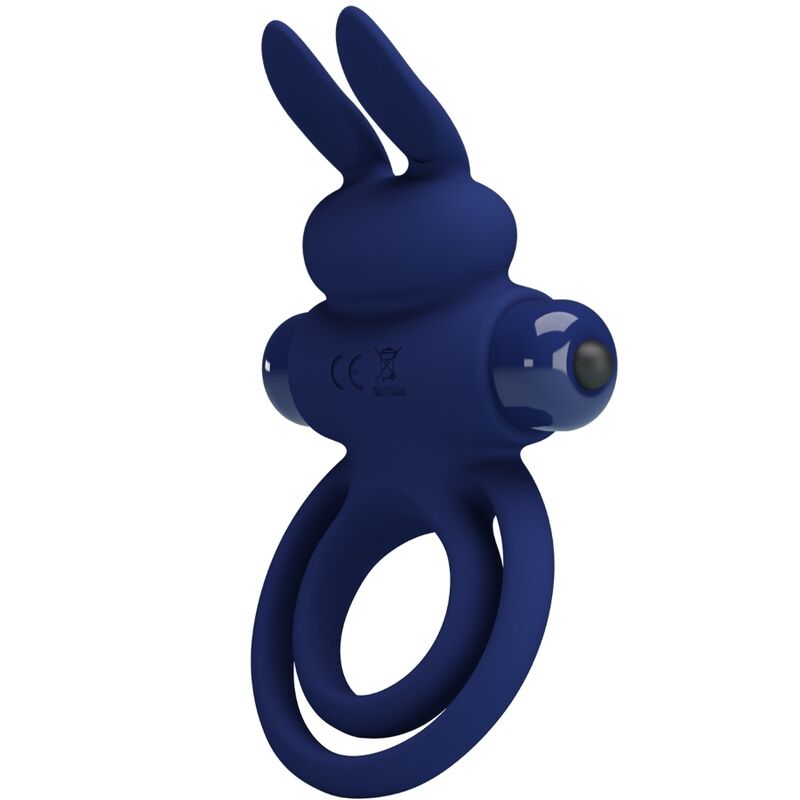 PRETTY LOVE - DAREY DOPPEL-VIBRATIONSRING HASE BLAU