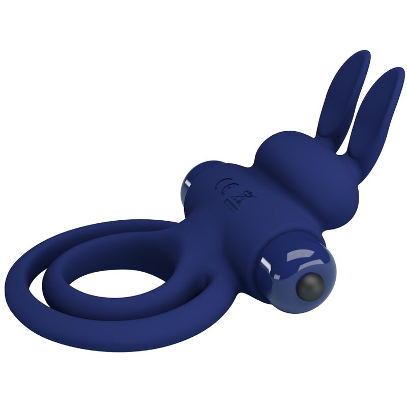 PRETTY LOVE - DAREY DOPPEL-VIBRATIONSRING HASE BLAU