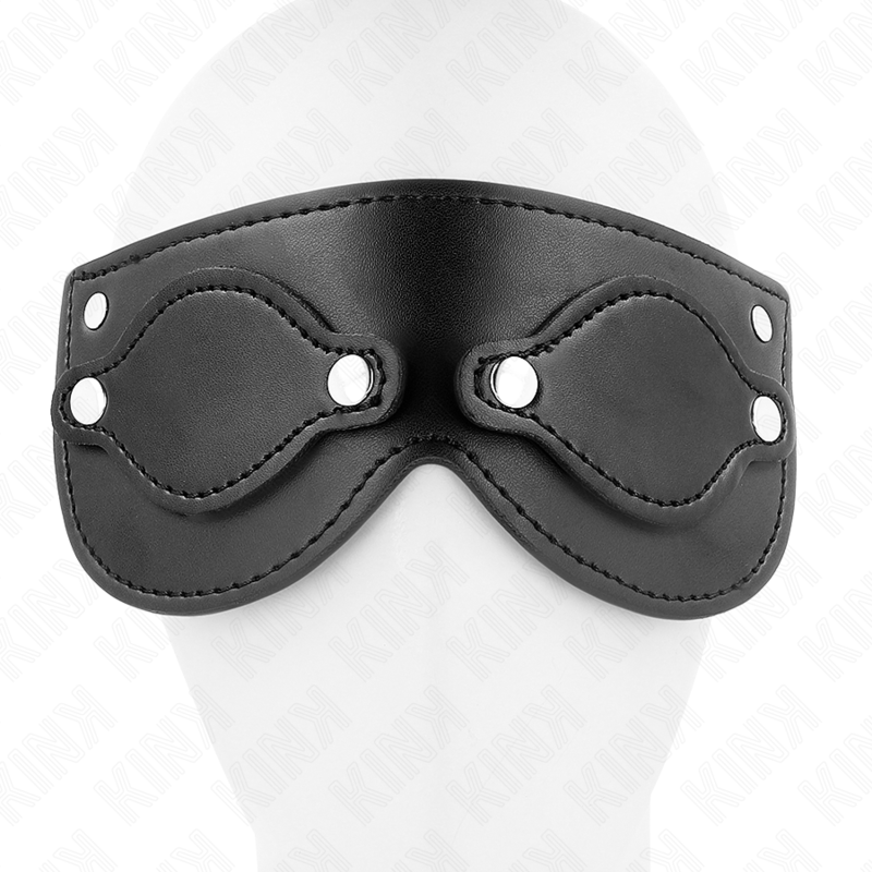 KINK - MASKE AUS KUNSTSTOFF MIT ABNEHMBAREN AUGENABDECKUNGEN 22 x 9 CM