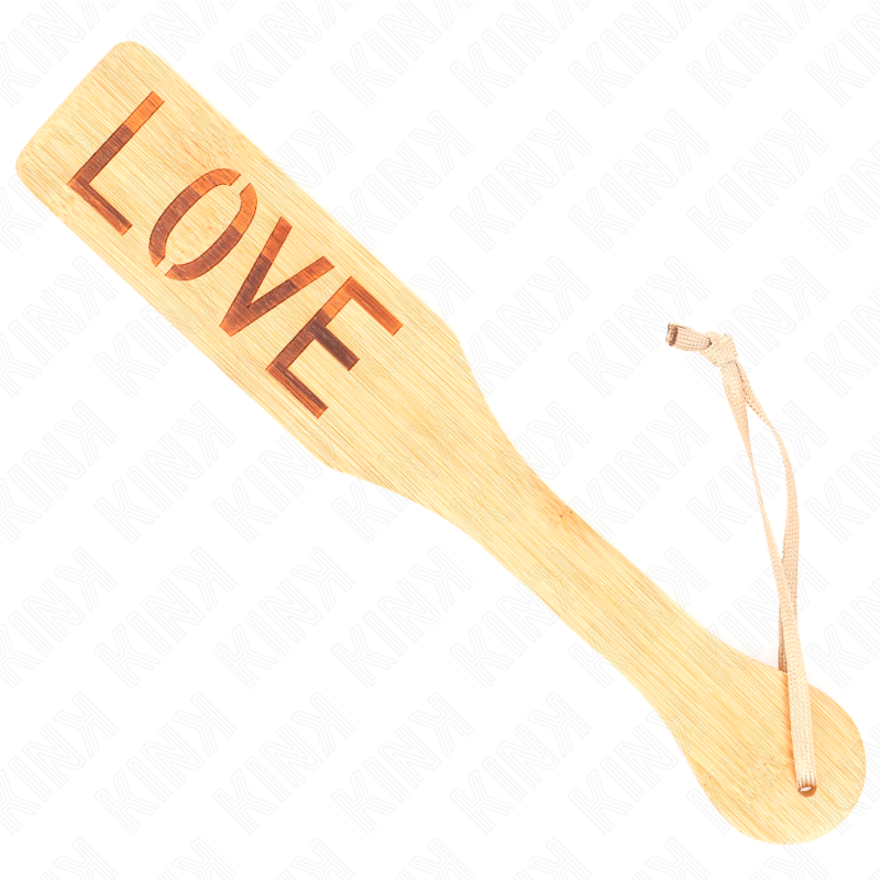KINK - BAMBUSPALETTE WORD LOVE 32 X 5,5 CM