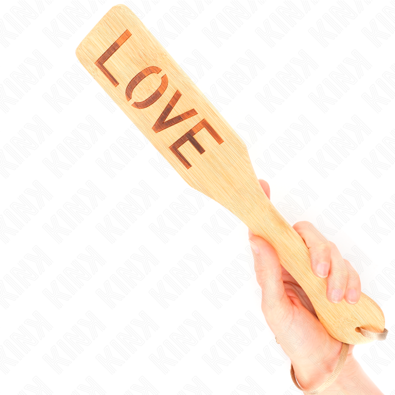 KINK - BAMBUSPALETTE WORD LOVE 32 X 5,5 CM
