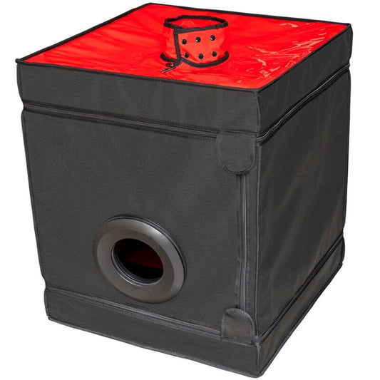 SECRET DOME - KINK CLUB CABINA BUKKAKE CZARNO-CZERWONY