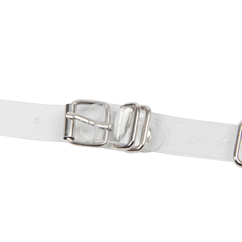 SUBBLIME - 953737 Brustgeschirr mit Ringen und Ketten, Silber, Einheitsgröße