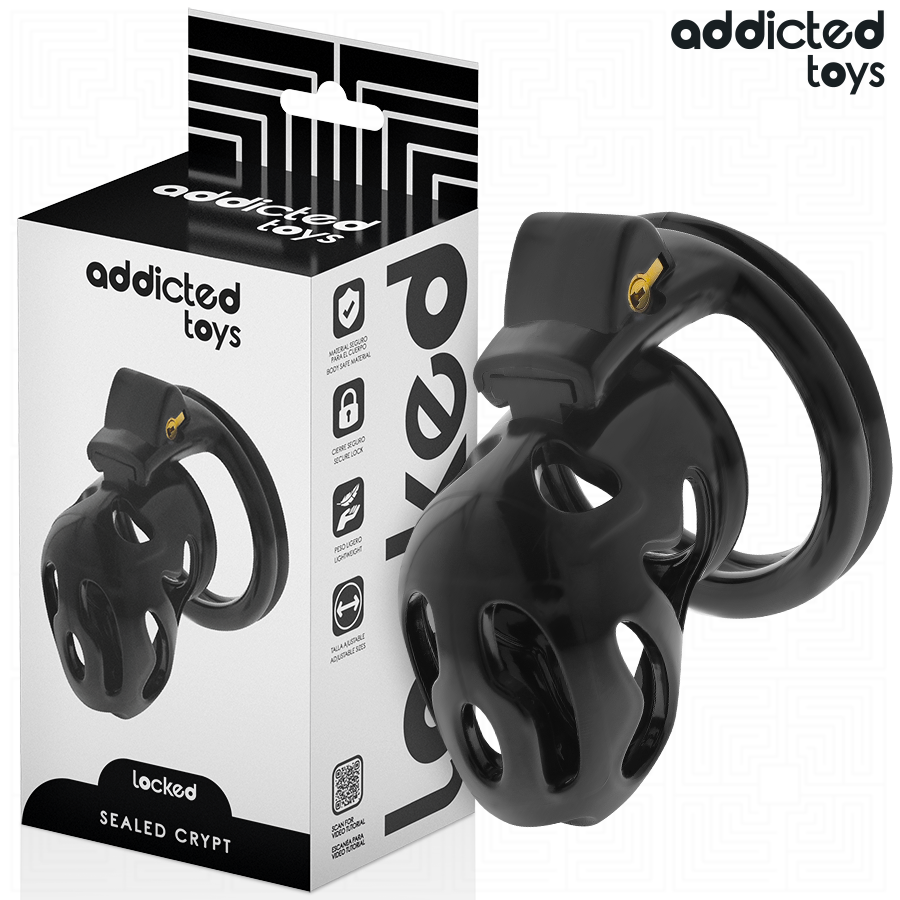 ADDICTED TOYS ZAMKNIĘTA - ZAMKNIĘTA KLATKĄ NA PENISA 8 CM