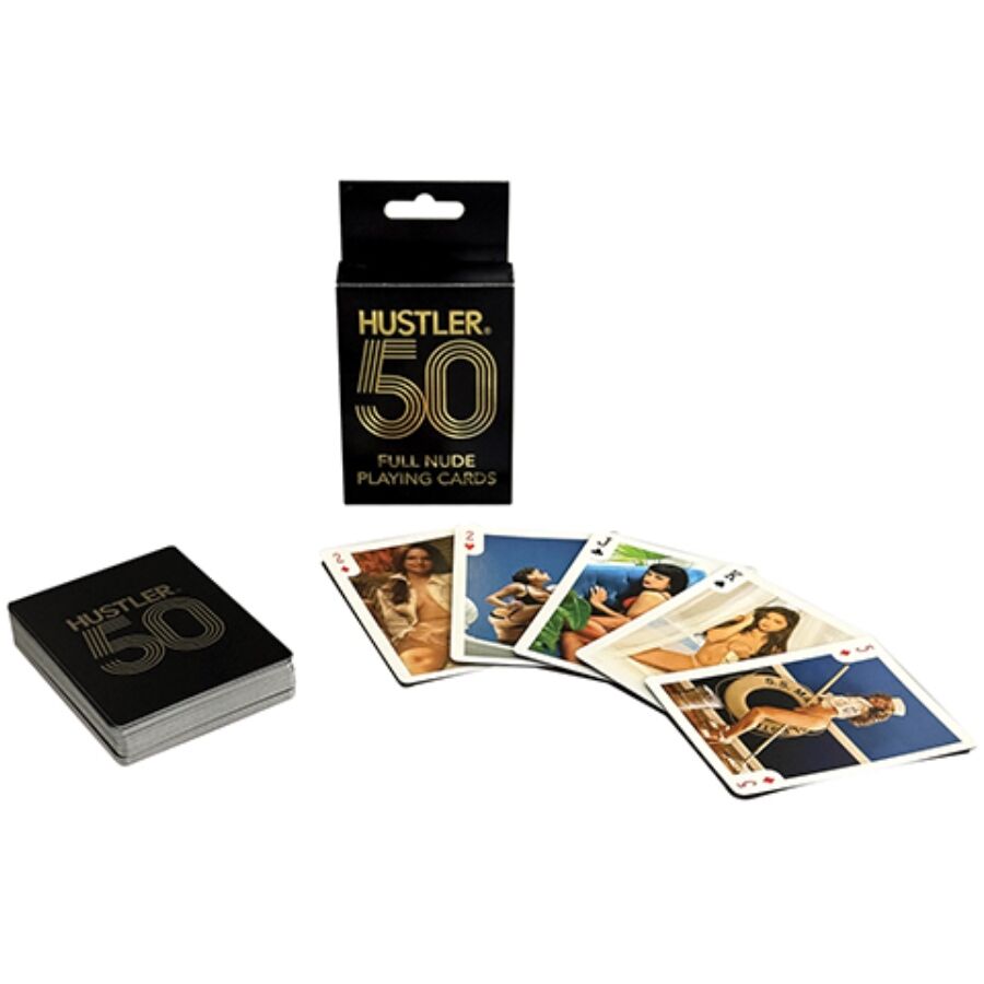 KHEPER GAMES - HUSTLER 50 SPIELKARTEN MIT VOLLSTÄNDIGEN NACKTEN BILDERN