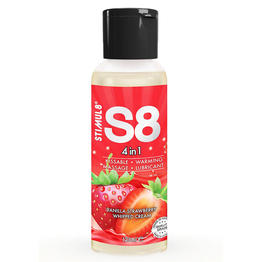STIMUL8 - S8 4-in-1 Erdbeer-Dessert-Gleitmittel 125 ml