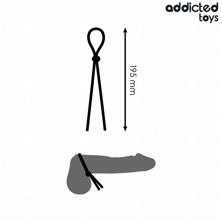 ADDICTED TOYS - SILIKONSEIL FÜR DEN EINZELSCHLAUFEN-PENIS